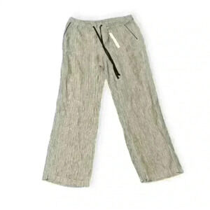 Caslon Linen Pants Large NWT Lounge Lightweight Comfortable Breathable